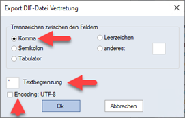 Screenshot Datei Einstellungen