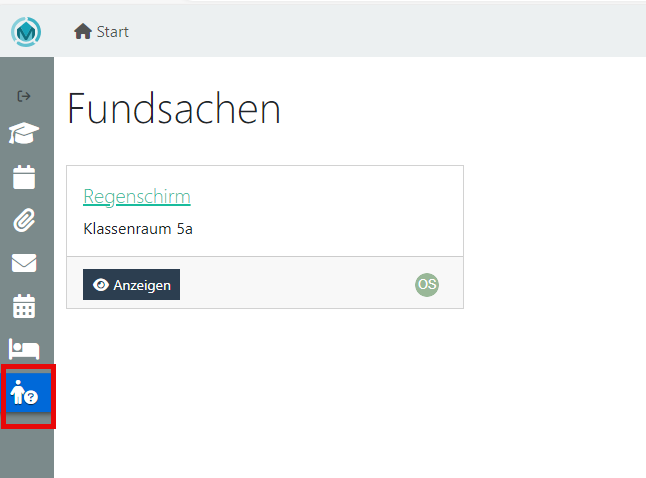 Screenshot Fundsachen